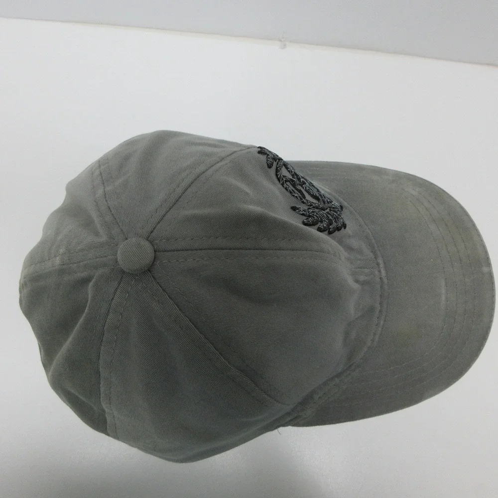 Cinch Hat Cap Fitted Mens‎ Large Gray Embroidered Rodeo Bull Western Cowboy